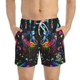 thumbnail image 3 of Trippy Hands Swim Trunks For Men, 3 of 12