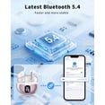 thumbnail image 4 of Auriculares inalámbricos XIAOWTEK S66 Bluetooth 5.4 50H Playback IPX7, 4 of 7