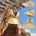 thumbnail image 3 of Women Sport Sun Visor Hats, Empty Top Baseball Sun Cap, Sun Hats for Young Girls Women Pool, 3 of 3