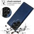 thumbnail image 2 of SOATUTO For Samsung S22 Ultra 5G 6.8 inch Case Wallet Case with Card Holder PU Leather Card Slots Case Double Magnetic Clasp Durable Shockproof Cover For Samsung Galaxy S22 Ultra 5G 6.8" - Blue, 2 of 9
