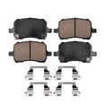thumbnail image 3 of Detroit Axle - Front Brake Pads for Chevy Malibu Cobalt HHR Pontiac Solstice G6 G5 G4 Pursuit Saturn Ion Sky , Ceramic Brake Pads w/Hardware Replacement, 3 of 7
