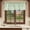 SpringGreen LightGreen, variant on Green Eucalyptus Leaves Valances for Windows, Decorative Rod Pocket Window Valance Curtains, Spring Floral Weeping Farmhouse Short Curtain Drapes for Kitchen/Living Room, 2 Panels, 42" W x 12" L