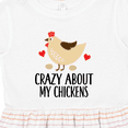 thumbnail image 4 of Inktastic Cute Chicken Farming Girls Toddler Dress, 4 of 5