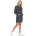 thumbnail image 2 of White Mark Women's Hoodie Sweatshirt Dress, 2 of 6