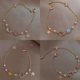 thumbnail image 1 of Charm Girl Conjunto de pulsera de estrella y luna de color dorado, moda geométrica simple para mujer, pulseras de cadena de aleación elegantes populares, joyería, juego de 4 piezas, 1 of 5