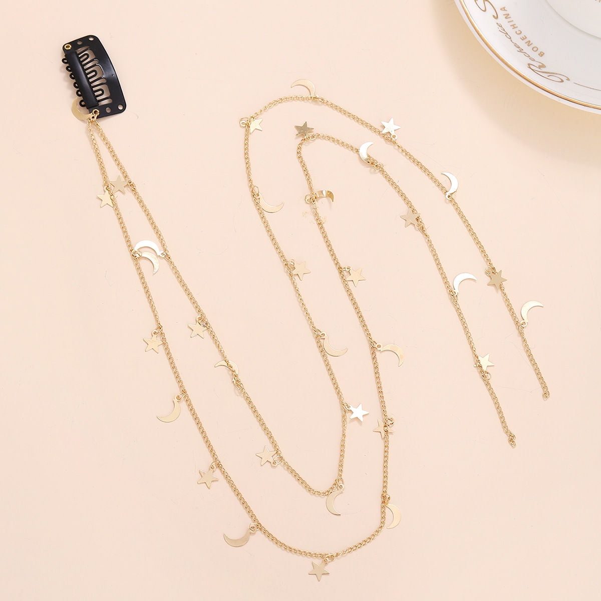 EKE Women’s Hair Clip Vintage Retro Back-Wear Elegant Hair Accessory with Fashion Texture
