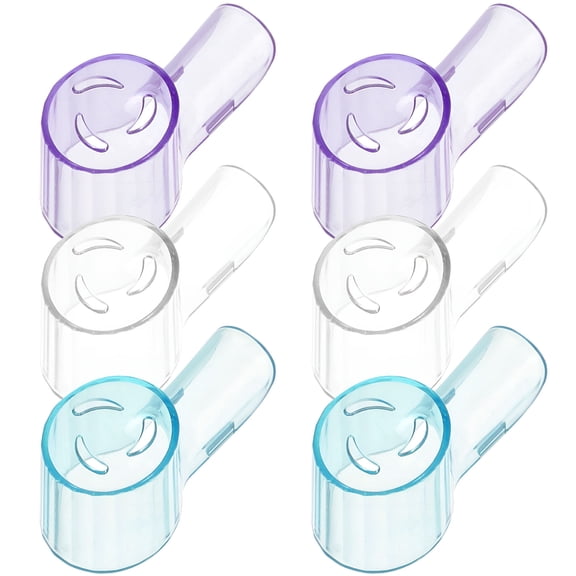 ACDANC 6 Pcs Toothbrush Covers Electric Toothbrush Head Cover Household Plastic