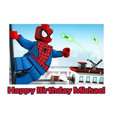 lego spiderman image photo