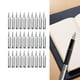 thumbnail image 3 of Puntas de pluma estilográfica para firma de tinta, suministros de papelería para escritura de artistas de Metal, puntas de repuesto ligeras, puntas de Estilo B, 3 of 8