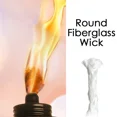 thumbnail image 2 of 7/16” Round Fiberglass Wick 5' Kerosene Lamp Tiki Torch Bottle Oil Candle Usa, 2 of 3