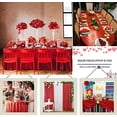 thumbnail image 3 of Mantel B-COOL con lentejuelas rojas, 228 x 335 cm, para decoración de fiestas, 3 of 11