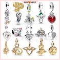 thumbnail image 2 of Cenicienta Carro Mágico Insecto Rojo Escarabajo Dorado DIY Charm S925 Chapado En Plata Gao Jiahui  unisex, 2 of 2