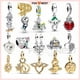 thumbnail image 2 of Cenicienta Carro Mágico Insecto Rojo Escarabajo Dorado DIY Charm S925 Chapado En Plata Gao Jiahui  unisex, 2 of 2