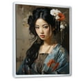 thumbnail image 2 of Designart "Asian Art Geishas beauty I" Asian Floater Framed Canvas Print, 2 of 7