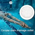 thumbnail image 2 of Swimming Pool Floor Drain Swimming Pool Drain Cover Round Main Pool Drain Cover Used For Swimming Pool Replacement Pipe Fittings, 2 of 5