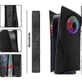 thumbnail image 4 of PS5 Plates with Vent, Gray Camouflage PS5 Plates with Black PS5 Middle Skin, Hard ABS Shockproof PS5 Replacement Shell Anti-Scratch PS5 Cover Plates, 4 of 5