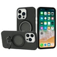 thumbnail image 3 of For Apple iPhone 14 Pro Max (6.7") MagSafe Compatible with 360 degree Circle Ring Stand Magnetic Kickstand Slim Cover ,Xpm Phone Case [ Black ], 3 of 4