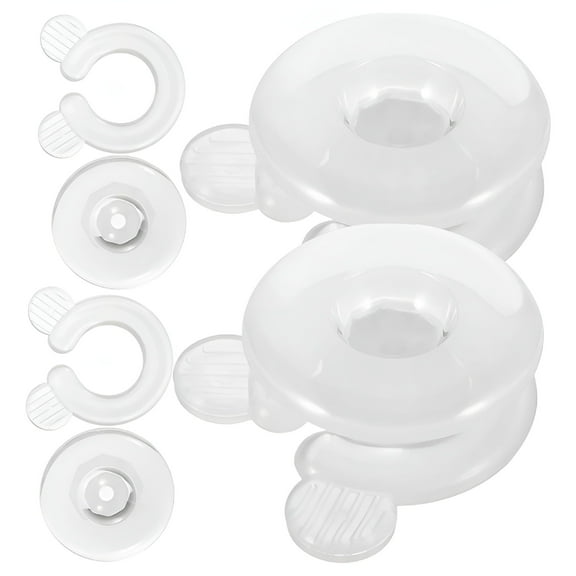 LAMIRO 4Pcs Duvet Comforter Clips Grippers Bed Duvet Holders Fasteners Keep Corner in Place Quilt Holder Bed Sheet Clip for Fixing Blanket Sofa White