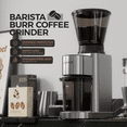 thumbnail image 2 of Burr Coffee Grinder Conical Grinder with Digital Timer Display,24 Precise Settings Electric Grinder for Espresso/Drip/Pour Over/Cold Brew/French Press Brewing, 2 of 7