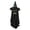 A, variant on Halloween Hanging Witch Ghost, Luminous Ghost Decoration, Black Witch Hat Ghost, Halloween Decor, Scary Glowing Face Ornament for Front Porch, Yard, Tree, Window, Indoor Outdoor Party （1pc）