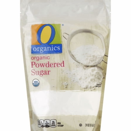 O O Organic Powdered Sugar, USDA Organic, 24-Ounce