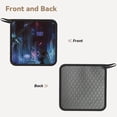 thumbnail image 2 of Lsque Geometry Dash Pattern Silicone Anti-hot Pad,Pot Holders, Kitchen Oven Glove High Heat Resistant 500 Degree with Non-Slip Silicone Surface-One Size, 2 of 8