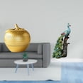 thumbnail image 2 of Escultura de frutas,Figura decorativa de fruta para decoración del hogar,Escultura de estatua decorativa de resina,Figura de escritorio,Estante de estatua de pavo real para, 2 of 8