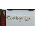 thumbnail image 1 of Cowboy Up With Hat Car or Truck Window Decal Sticker, 1 of 1