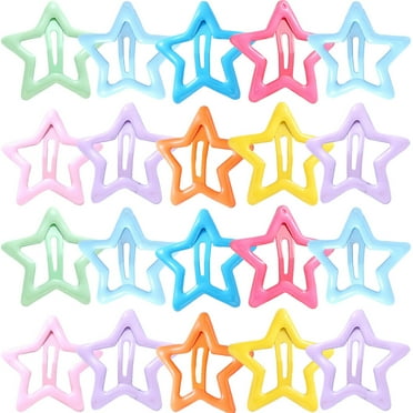 20pcs Star Shape Hair Clips Hair Clasp Hair Barrettes Star Shape Hair Pins