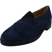 Naturalizer Women's Lorie Inky Navy Ankle-High Suede Slip-On Shoes - 8M