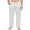 White, variant on Cmfcve Men's Big and Tall Satin Lounge Pants Shiny Breathable Casual Oversized Party Trousers