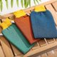 thumbnail image 1 of Guantes exfoliantes profundos, guantes de baño exfoliantes corporales, eliminan las células muertas de la piel (azul + verde + rojo) Rojo Verde Cocina, Decoración y Otros, 1 of 5