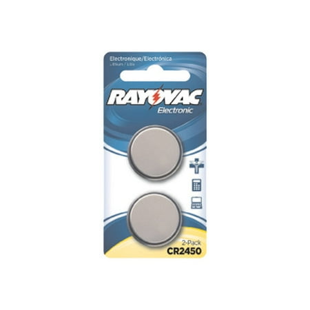 Rayovac Lithium 2450 Batteries, 2pk