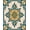 Beige, Pattern 2, variant on ODIKA 4' x 6' Machine Washable Non-Slip Area Rug, Moroccan Diamond High Traffic Rug, Black, 420685