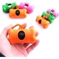 thumbnail image 2 of Dog Pet Bone Shape Dispenser Box Garbage Clean Waste Poo Bag Carrier Holder Case, 2 of 8