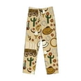 thumbnail image 4 of Balery Men'S Wild West Cowboy Pants,Sleepwear Pants,Pajama Pants,Pj Bottoms Drawstring And Pockets-Small, 4 of 9