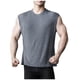thumbnail image 2 of pstuiky Camisetas sin mangas para hombre, Camiseta deportiva sin mangas para hombre con cuello redondo, tiras roscadas y muy elástica Camisas de hombre xxl, 2 of 9