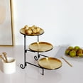 thumbnail image 3 of 3 Level Cupcakes Stand Elegant Dessert Holder Serving Tray for Snacks and Fruits Detachable Cake Presentation Platter, 3 of 20