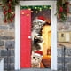 thumbnail image 4 of Adornos navideños de ancho para puerta, decoración festiva de Papá Noel, tapiz, 4 of 5