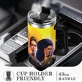 thumbnail image 4 of STAR TREK Vaso aislado de acero inoxidable con asa, diseño temático, regalo para familia, amigos y fans; incluye pajita y encaja en el portavasos estándar, 40 oz, 4 of 6