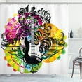 thumbnail image 1 of Ambesonne Popstar Party Shower Curtain, Floral Vibrant, 69"Wx84"L, Multicolor, 1 of 3