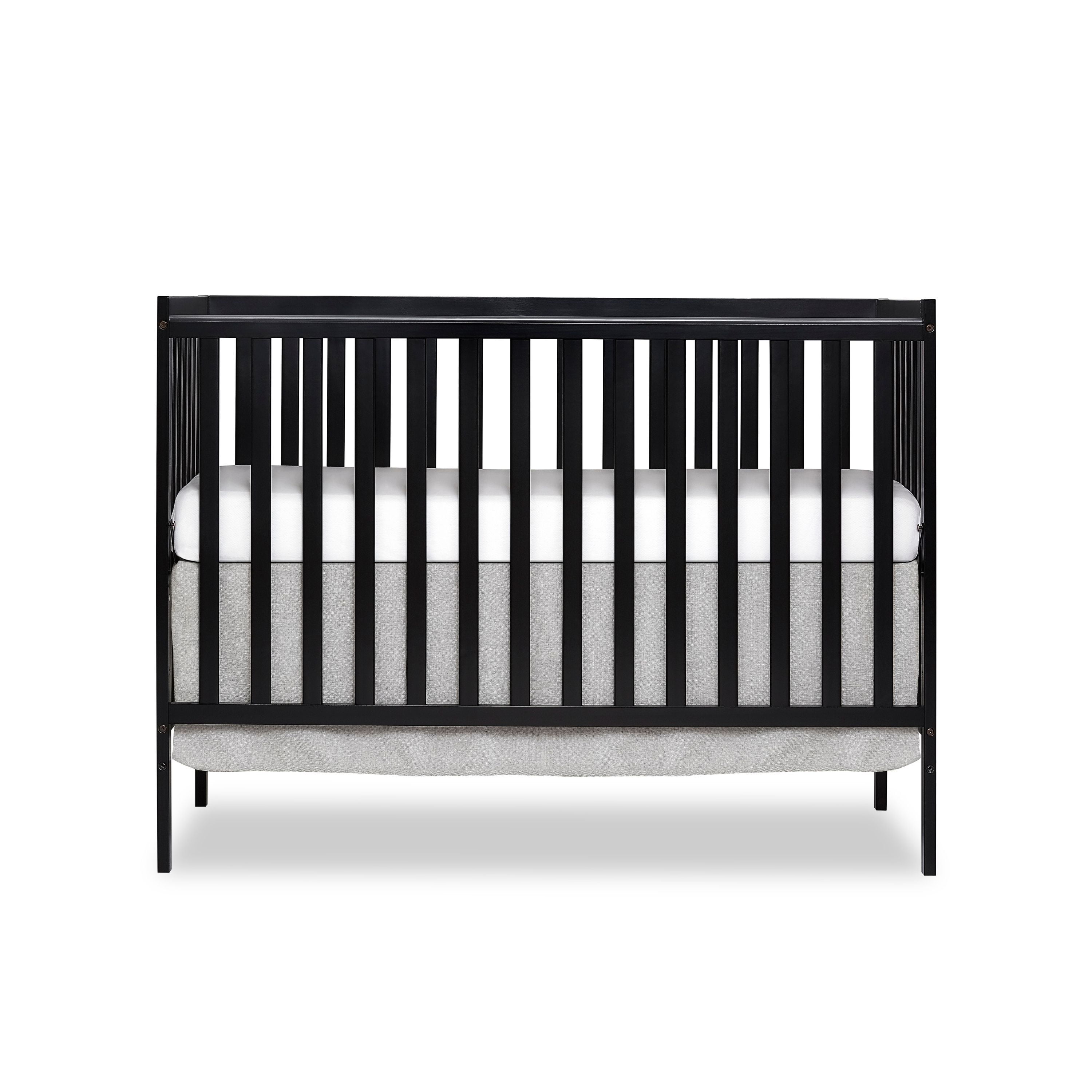 Dream On Me Synergy 5-in-1 Convertible Crib in Black, Greenguard
