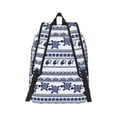 thumbnail image 3 of Balery Sea Underwater Turtles Vintage Canvas Backpack for Men and Women - Large Capacity, Durable Travel Laptop Bag for School, Work, Hiking, and Outdoor Activities, 3 of 7