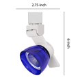 thumbnail image 4 of Benjara BM220811 12W Integrated LED Track Fixture with Polycarbonate Head, White & Blue, 4 of 4