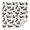 Dachshund and Heart, variant on Cute Dogs Square Tablecloth,Waterproof Square Table Cover,Wipeable Spillproof Washable Table Cover for Home Kitchen Party Decor 42"X42"(107x107cm)
