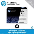 thumbnail image 2 of Cartucho de tóner HP 61X (C8061X) 4100/4101 de alto rendimiento negro, 2 of 3