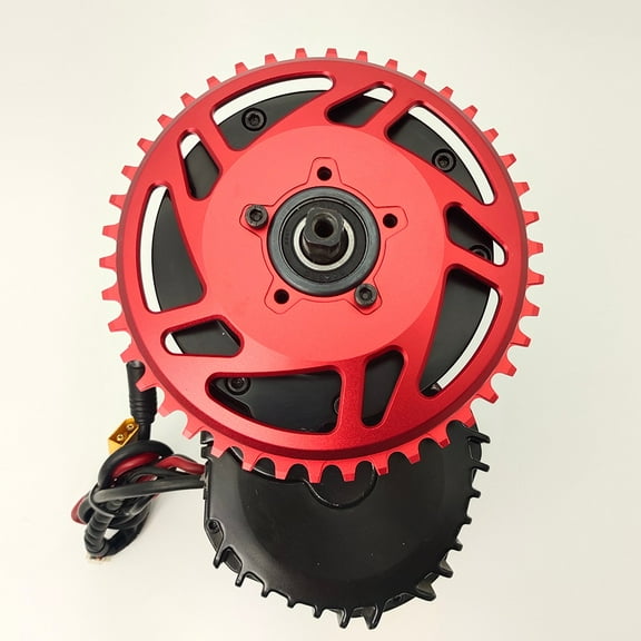 Bafang Mid Motor Chain Wheel Chainring 42T Electric Bicycle Conversions 8Fun Parts Bbshd 176*176*24.5Mm Blue Fangkenuo