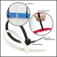thumbnail image 2 of Steren Cable Tie 6in 18lb Nylon Self-Locking Clear 100 per bag, 2 of 7