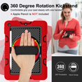 thumbnail image 3 of Shockproof Case For iPad 7th 8th 9th Generation 10.2 inch Rotating Stand Cover with Shoulder/Hand Strap, 3 of 10