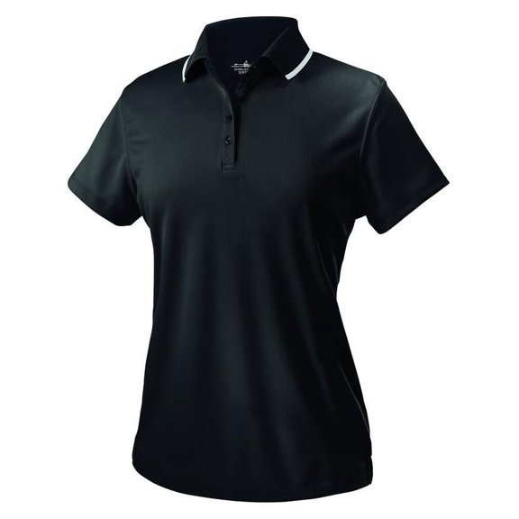 Charles River Apparel 2811 Women's Classic Solid Wicking Polo-Black-3XL